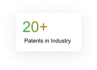 20+ Patents in Industry