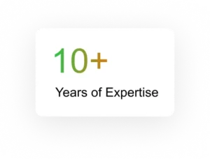 10+ Years of Expertise