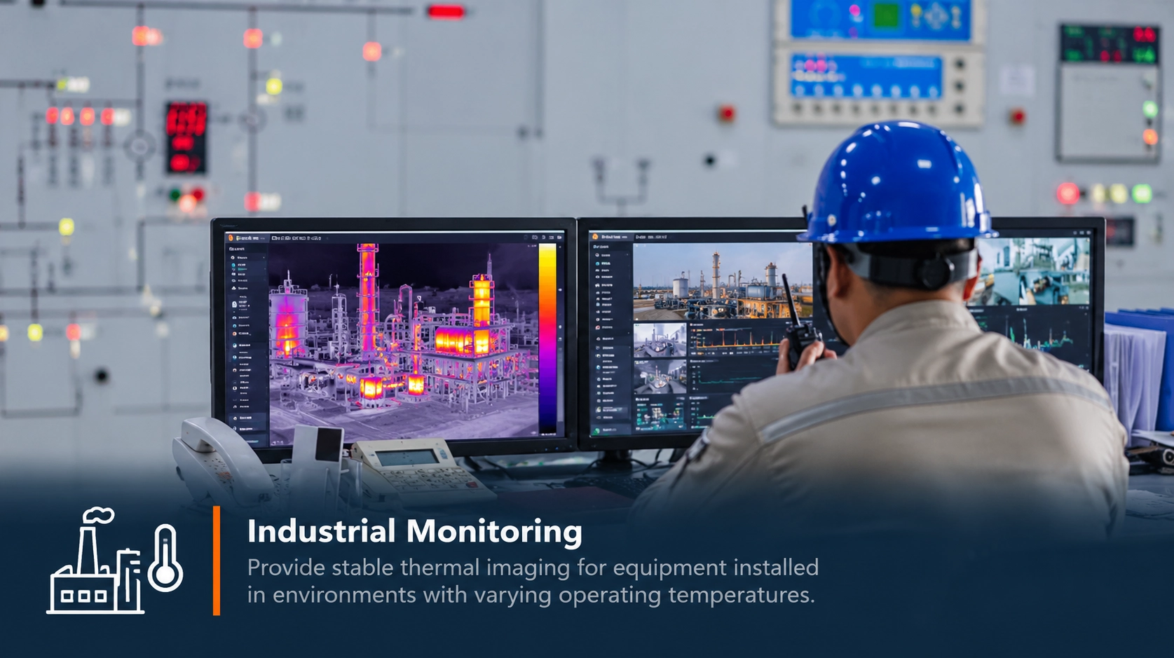 Industrial Thermal Monitoring Control Room
