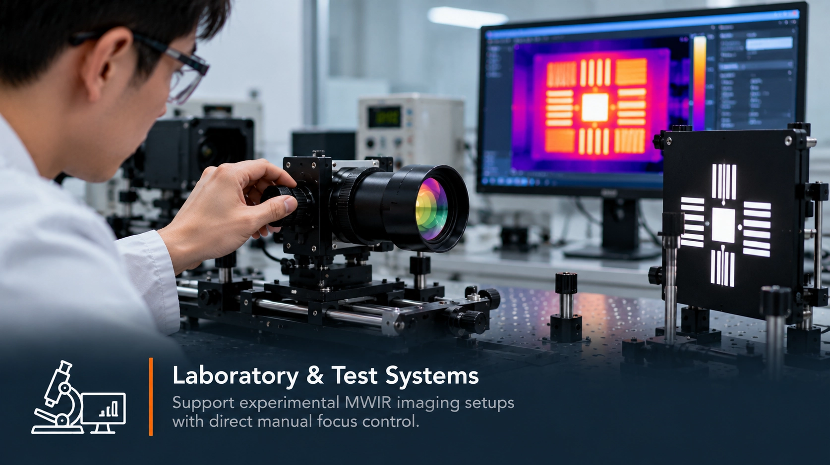 Laboratory MWIR Imaging Test Setup
