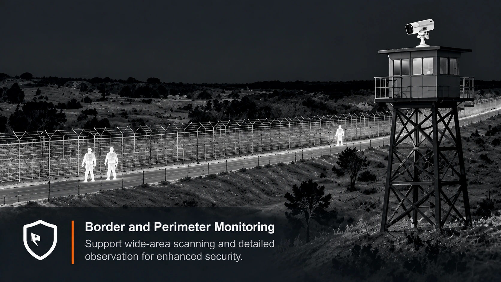 Thermal Perimeter Monitoring at Night