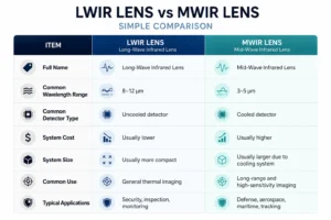 Differences LWIR and MWIR